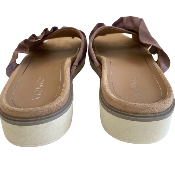 Vionic Azalea Mauve Suede Sandal Size 9 - Picture 8 of 11